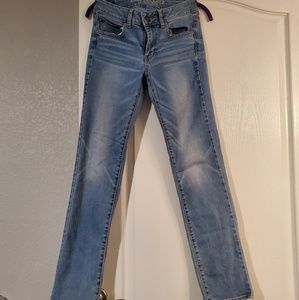 Light wash American Eagle jeans